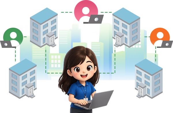 ระบบ Multi-Company & Multi-Branch บริหารทุกบริษัทในเครือจากระบบเดียว